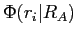 $ \Phi(r_i \vert R_A)$