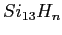 $ Si_{13}H_n$