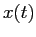 $ x(t)$