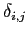 $ \delta_{i,j}$