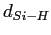 $ d_{Si-H}$