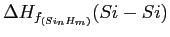 $ \Delta H_{f_{(Si_nH_m)}}(Si-Si)$