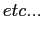 $\displaystyle etc ...$