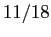 $\displaystyle 11/18$
